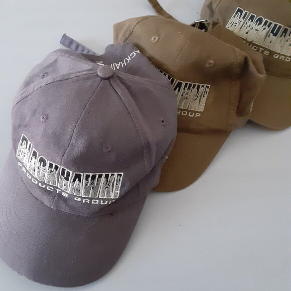 BLACKHAWK! Baseball Cap * Dark Gray * EUC * Y2K * SHOT Show * 2000 * - Picture 4 of 7